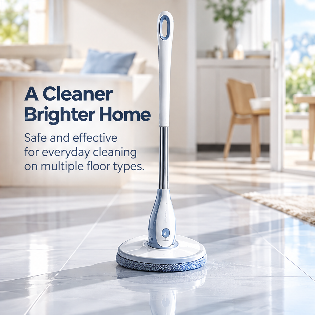 Close-up of the LUMINOUS circular textured cleaning pad