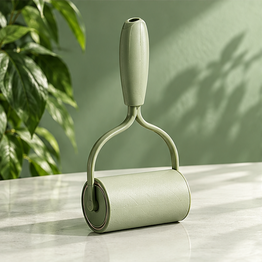 NATURA roller frame with replacement rolls demonstrating the replaceable design